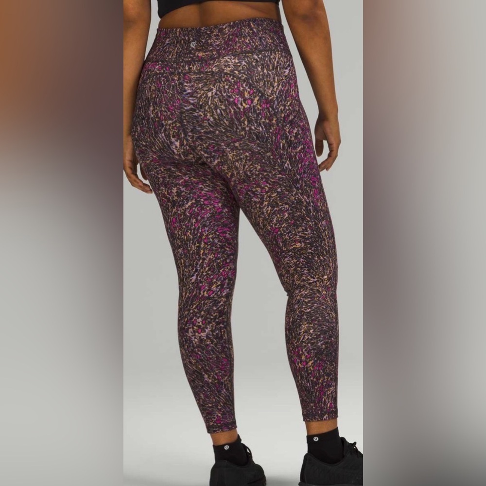 Lululemon Invigorate High Rise Leggings Topography Multi Size 8